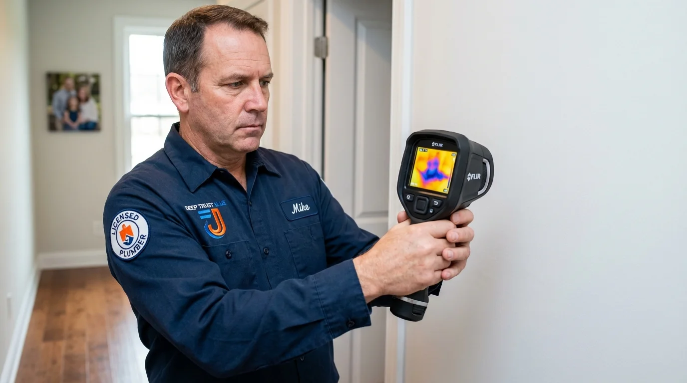 Thermal imaging leak detection by Johns Plumbing LLC in Jasper